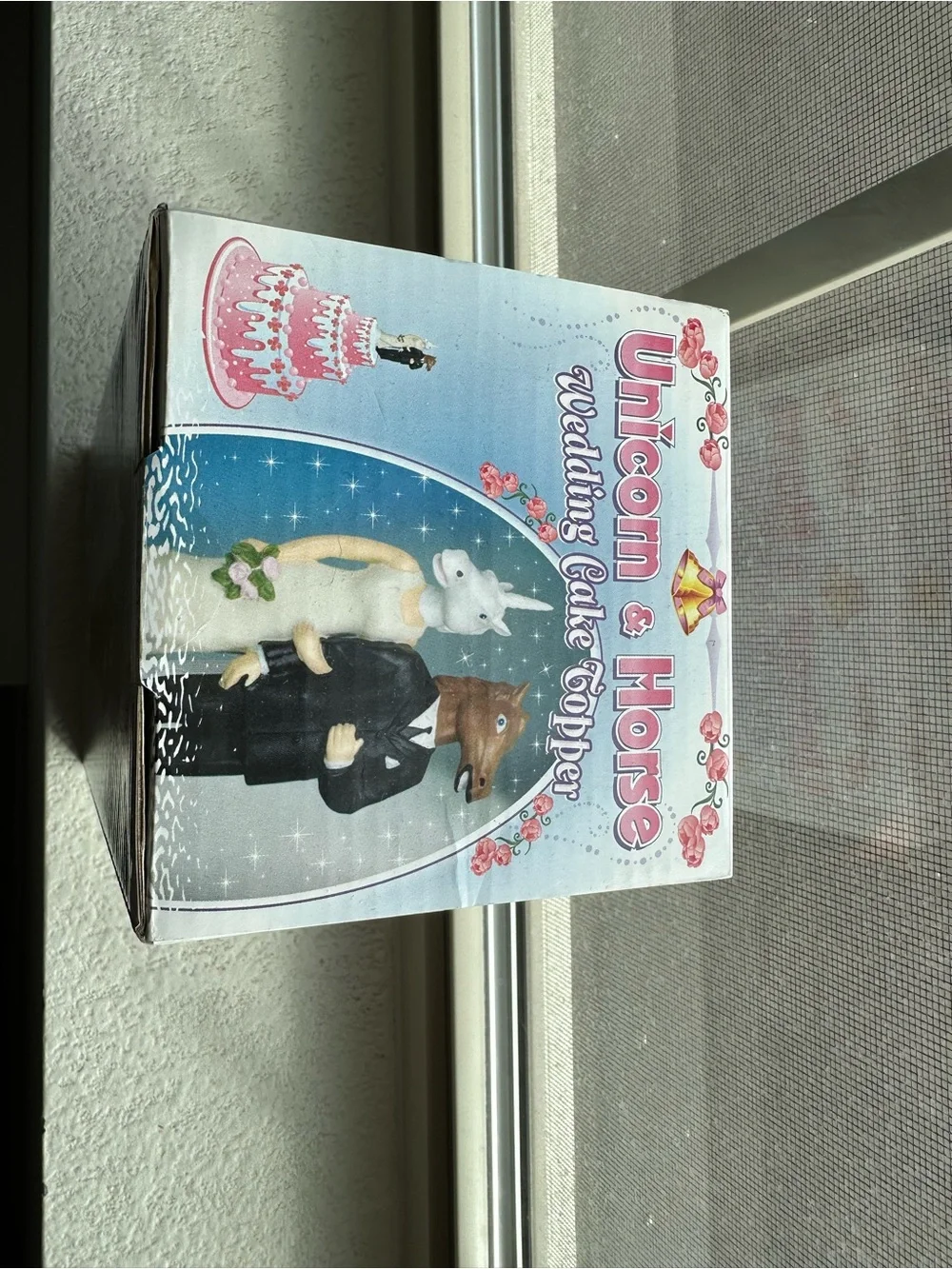 Archie McPhee Unicorn Horse Wedding Cake Topper NIB